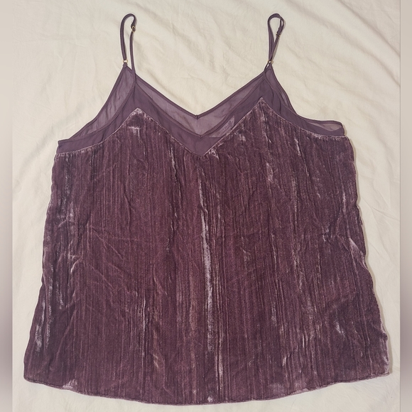 Lucky brand velvet tank top - Picture 2 of 9